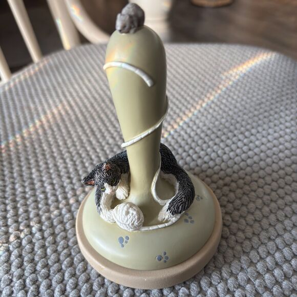 Brown Paper Bag Cookie Art Press 1995 Contented Cat #9 Retired Mold Press Mouse - Picture 1 of 8